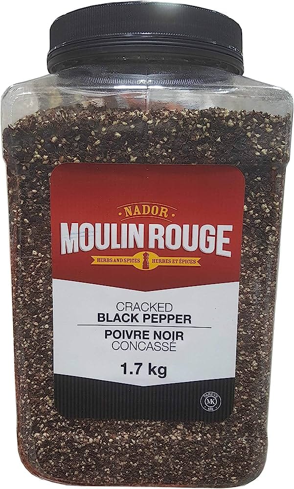 Mia Food Service MOULIN ROUGE CRACKED BLACK PEPPER 1.7KG MOULIN ROUGE CRACKED BLACK PEPPER 1.7KG