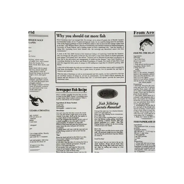 MIA Food Service MPC 12X12 FISH & CHIP PATTERN PAPERS 1000EA MPC 12X12 FISH & CHIP PATTERN PAPERS 1000EA