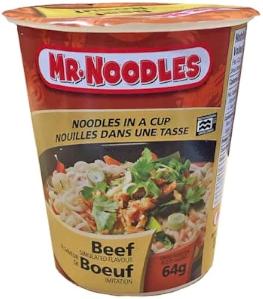 MR NOODLES BEEF 12X64GR