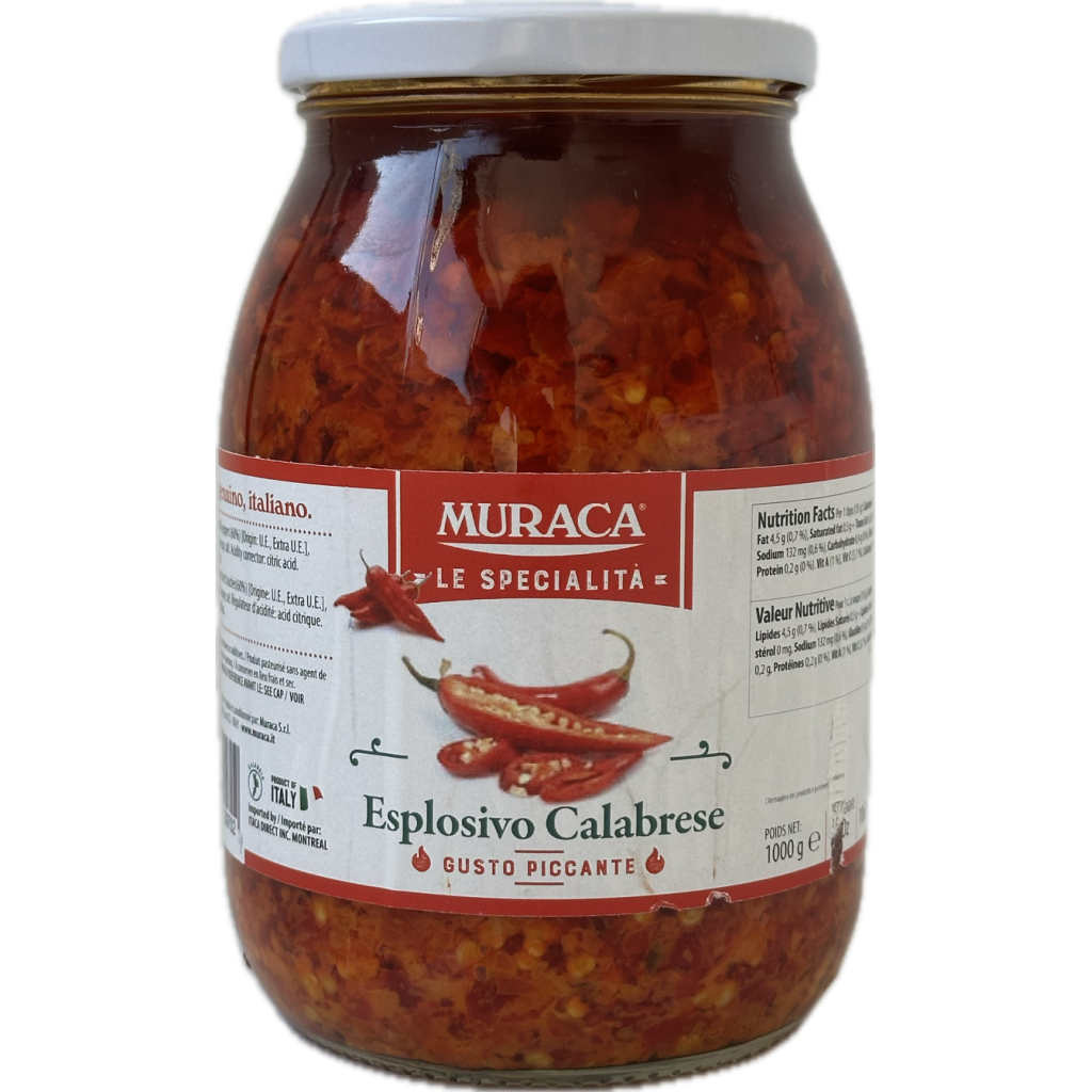 MURACA SFIZIETTO 100% CALABRIAN CRUSHED CHILI PEPPERS 1062ML