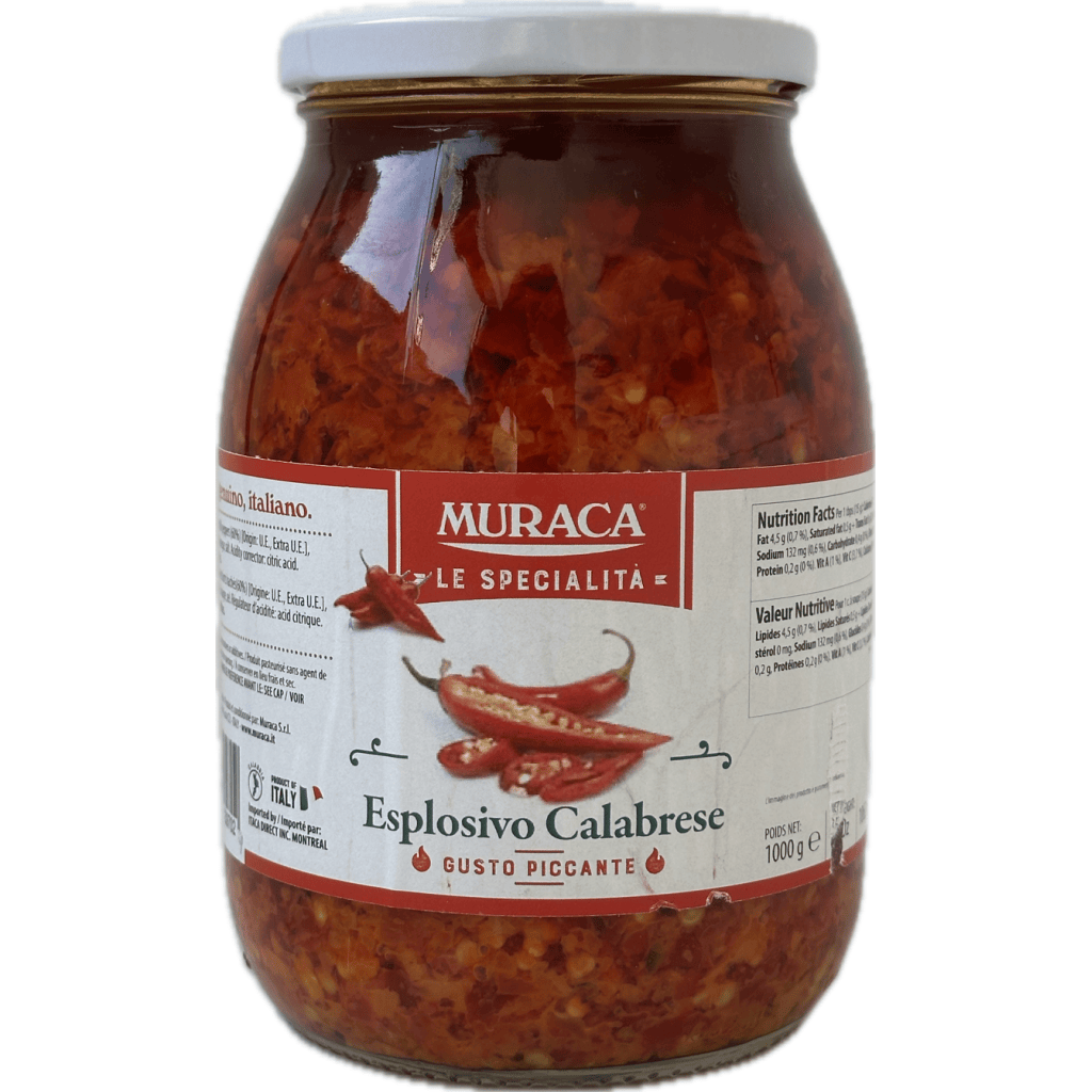MIA Food Service MURACA SFIZIETTO 100% CALABRIAN CRUSHED CHILI PEPPERS 1062ML MURACA SFIZIETTO 100% CALABRIAN CRUSHED CHILI PEPPERS 1062ML