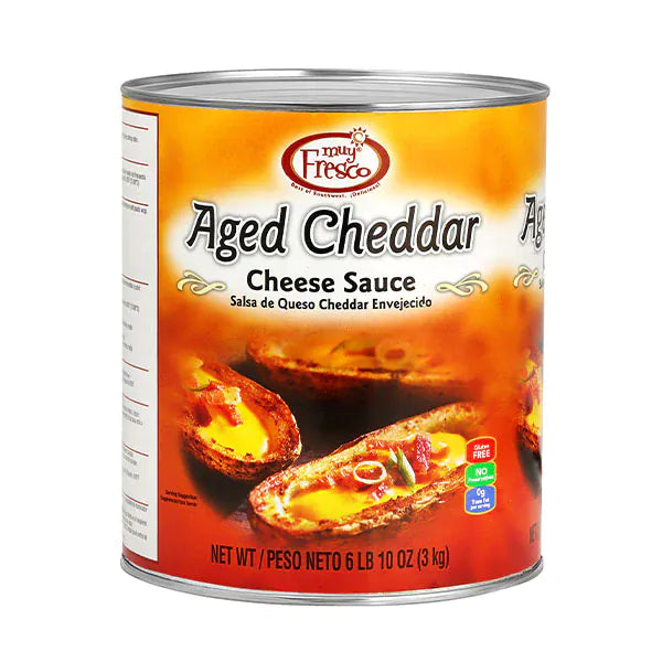 MIA Food Service MUY FRESCO AGED CHEDDAR CHEESE SAUCE 106OZ MUY FRESCO AGED CHEDDAR CHEESE SAUCE 106OZ