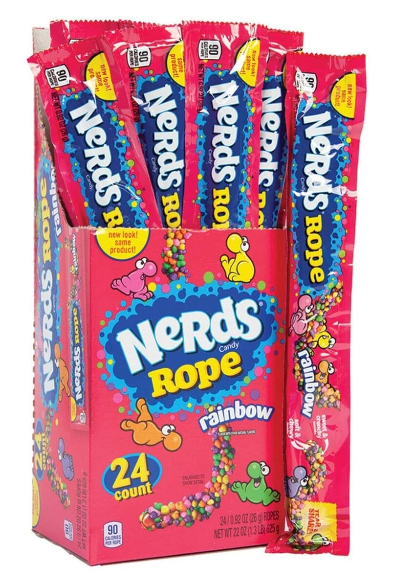MIA Food Service NERDS ROPES RAINBOW 24X26GR NERDS ROPES RAINBOW 24X26GR