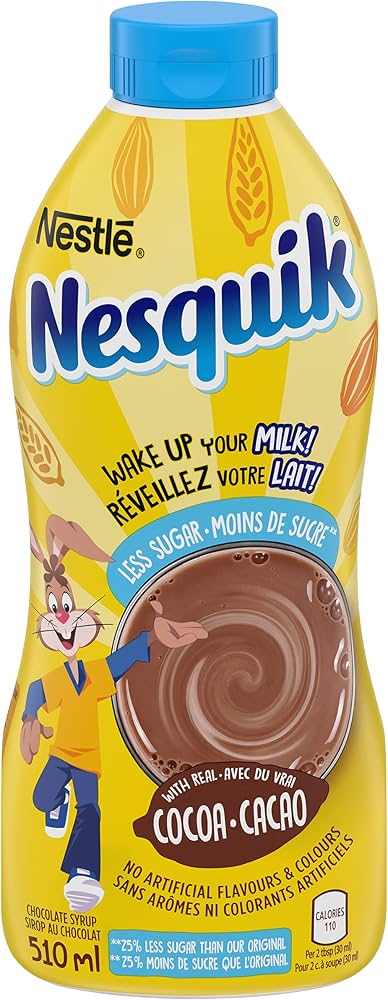 MIA Food Service NESTLE NESQUIK CHOCOLATE SYRUP 510ML NESTLE NESQUIK CHOCOLATE SYRUP 510ML