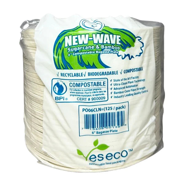 NEWWAVE 6" BIO PLATES 125EA