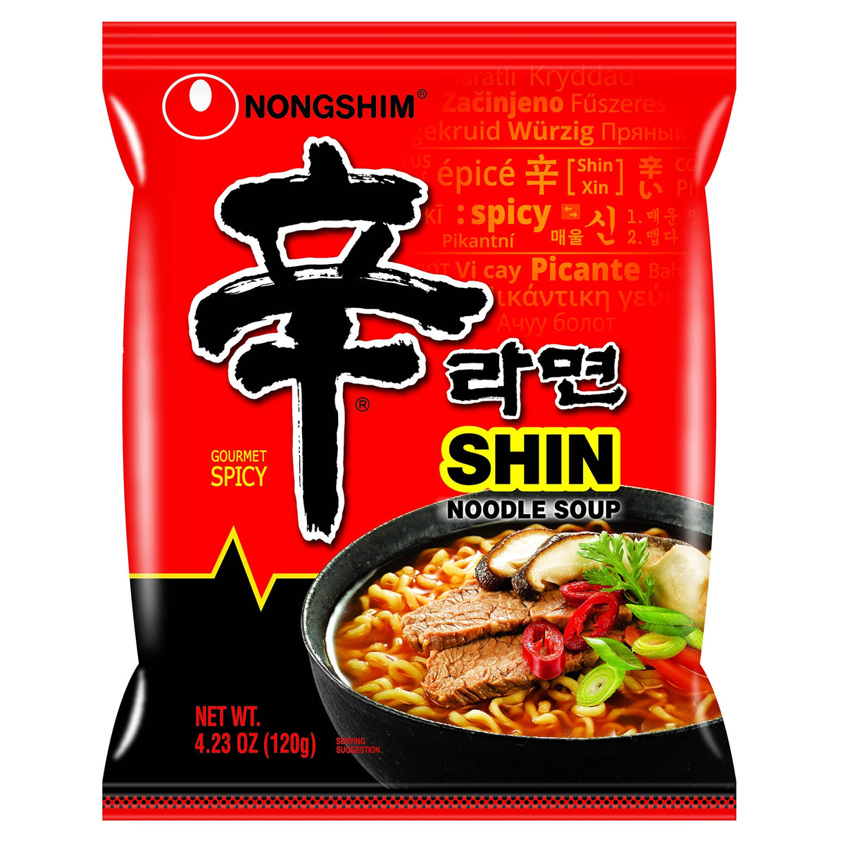 MIA Food Service NONGSHIM SHIN RAMEN 4X4X120GR NONGSHIM SHIN RAMEN 4X4X120GR
