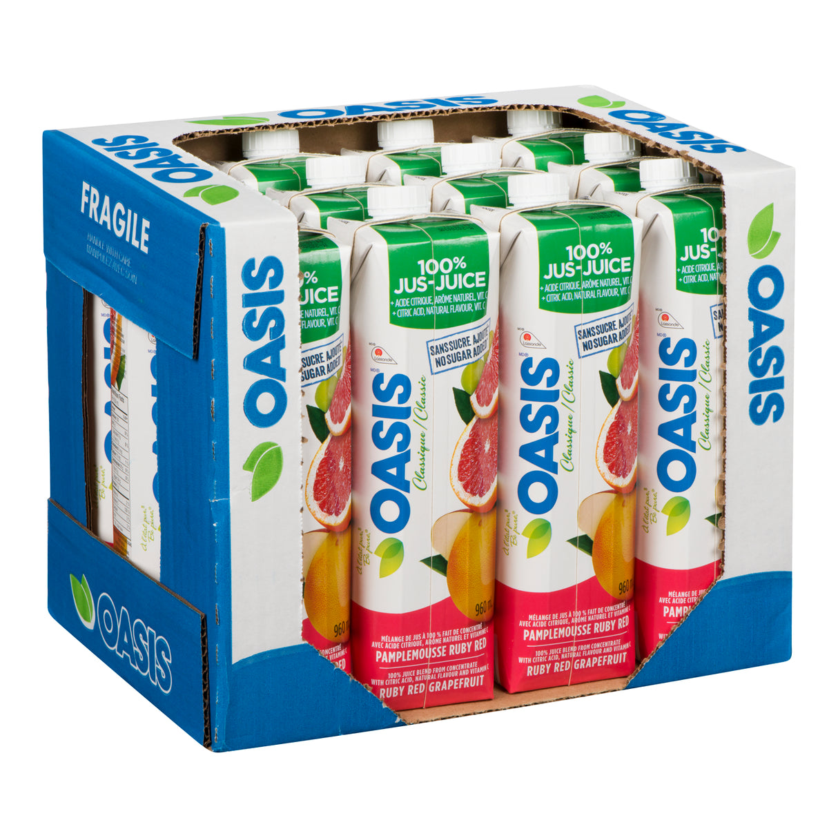OASIS RUBY RED GRAPEFRUIT JUICE 12X960ML