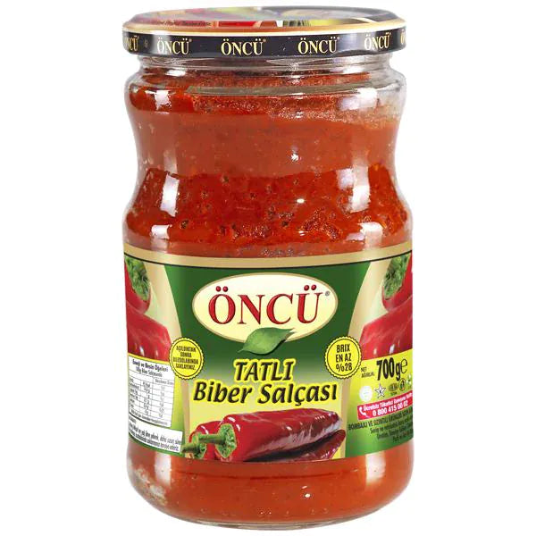 MIA Food Service ONCU MILD PEPPER PASTE 700GR ONCU MILD PEPPER PASTE 700GR