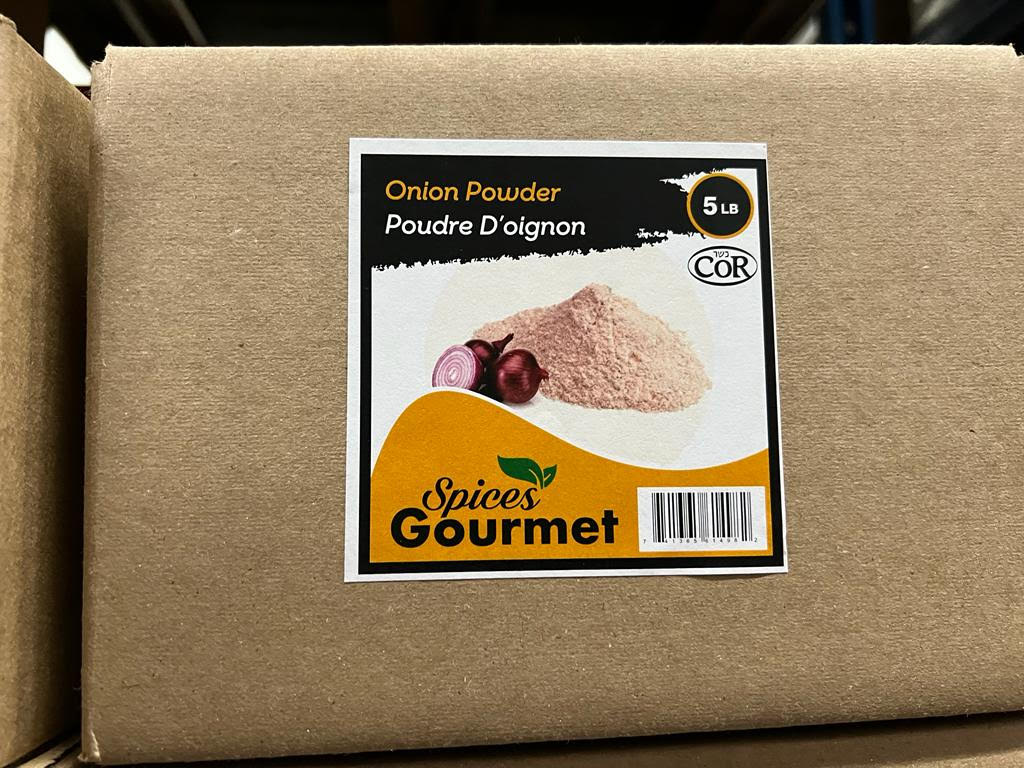 SPICES GOURMET ONION POWDER 5LB