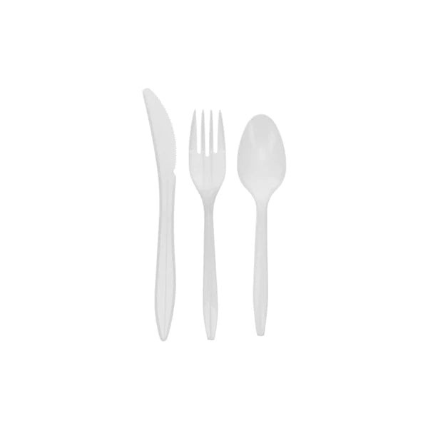 PACTIV 4IN1 WHITE CUTLERY KIT 250EA