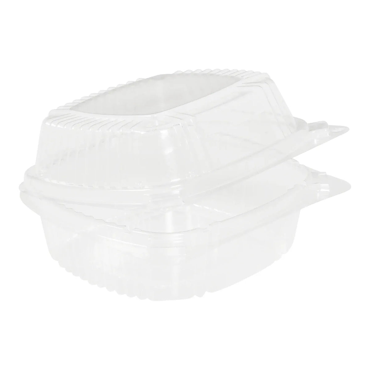 MIA Food Service PACTIV YC18-1160 6" HINGED PLASTIC CONTAINERS 4X125EA PACTIV YC18-1160 6" HINGED PLASTIC CONTAINERS 4X125EA