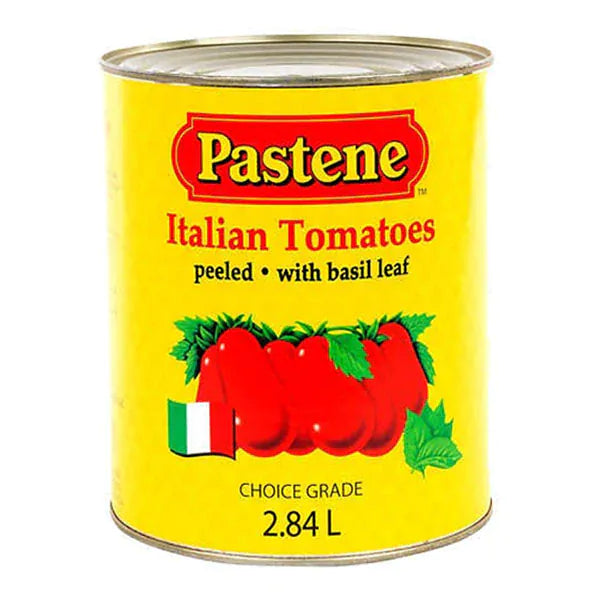 MIA Food Service PASTENE PEELED ITALIAN TOMATOES 6X100OZ PASTENE PEELED ITALIAN TOMATOES 6X100OZ