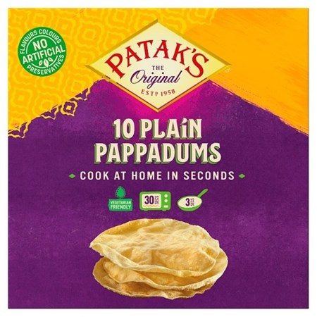 PATAKS PAPPADUMS 12X100GR