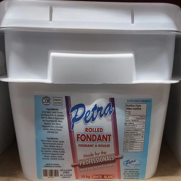 PETRA WHITE FONDANT 10KG