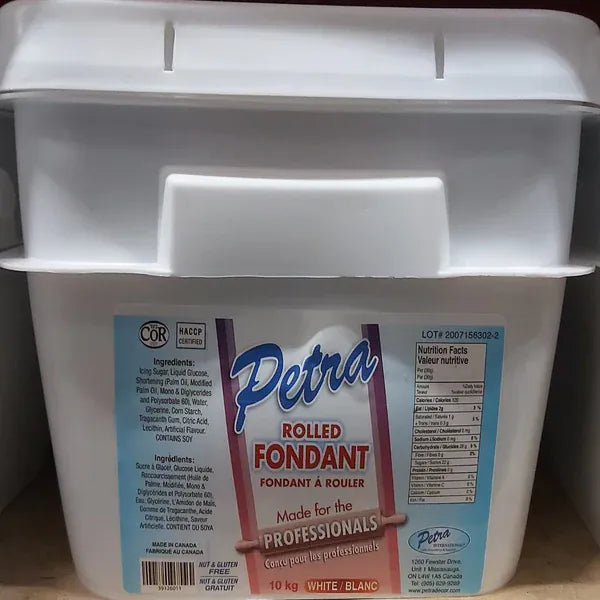 MIA Food Service PETRA WHITE FONDANT 10KG PETRA WHITE FONDANT 10KG