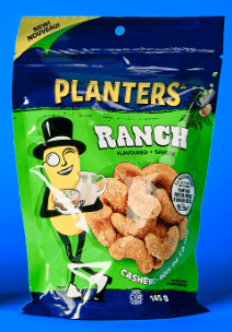 MIA Food Service PLANTERS RANCH CASHEWS 8X145GR PLANTERS RANCH CASHEWS 8X145GR