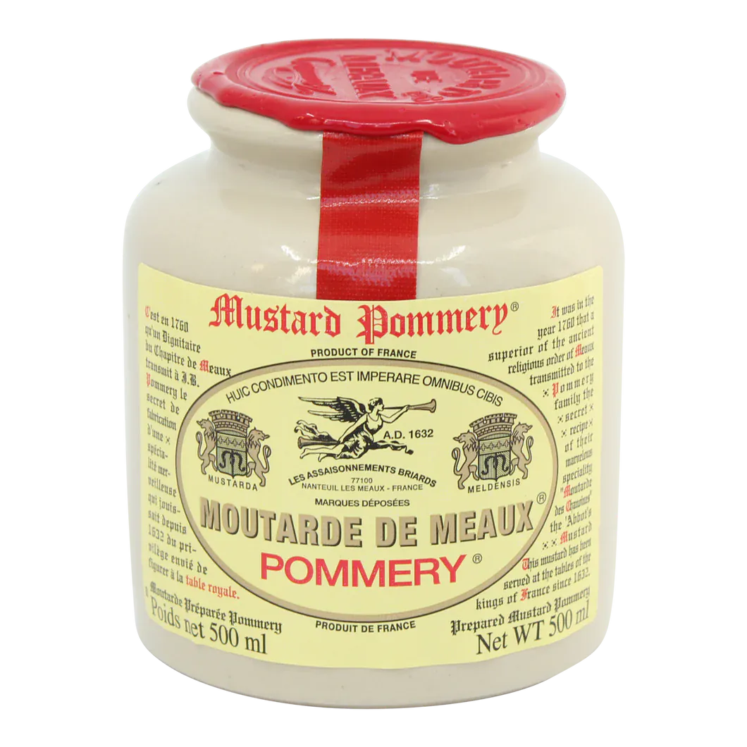 MIA Food Service POMMERY MEAUX MUSTARD CROCK 500ML POMMERY MEAUX MUSTARD CROCK 500ML