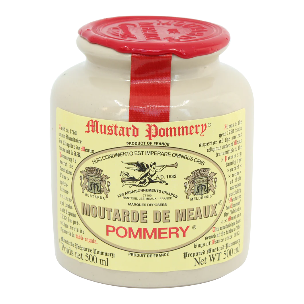 POMMERY MEAUX MUSTARD CROCK 500ML