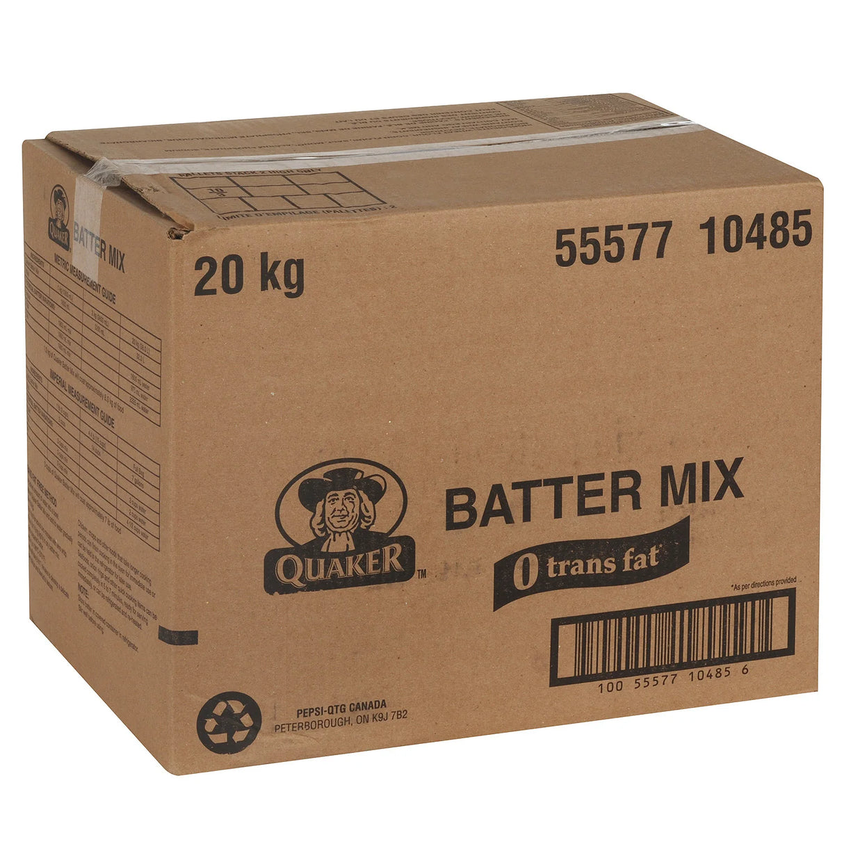 QUAKER BATTER MIX 20KG