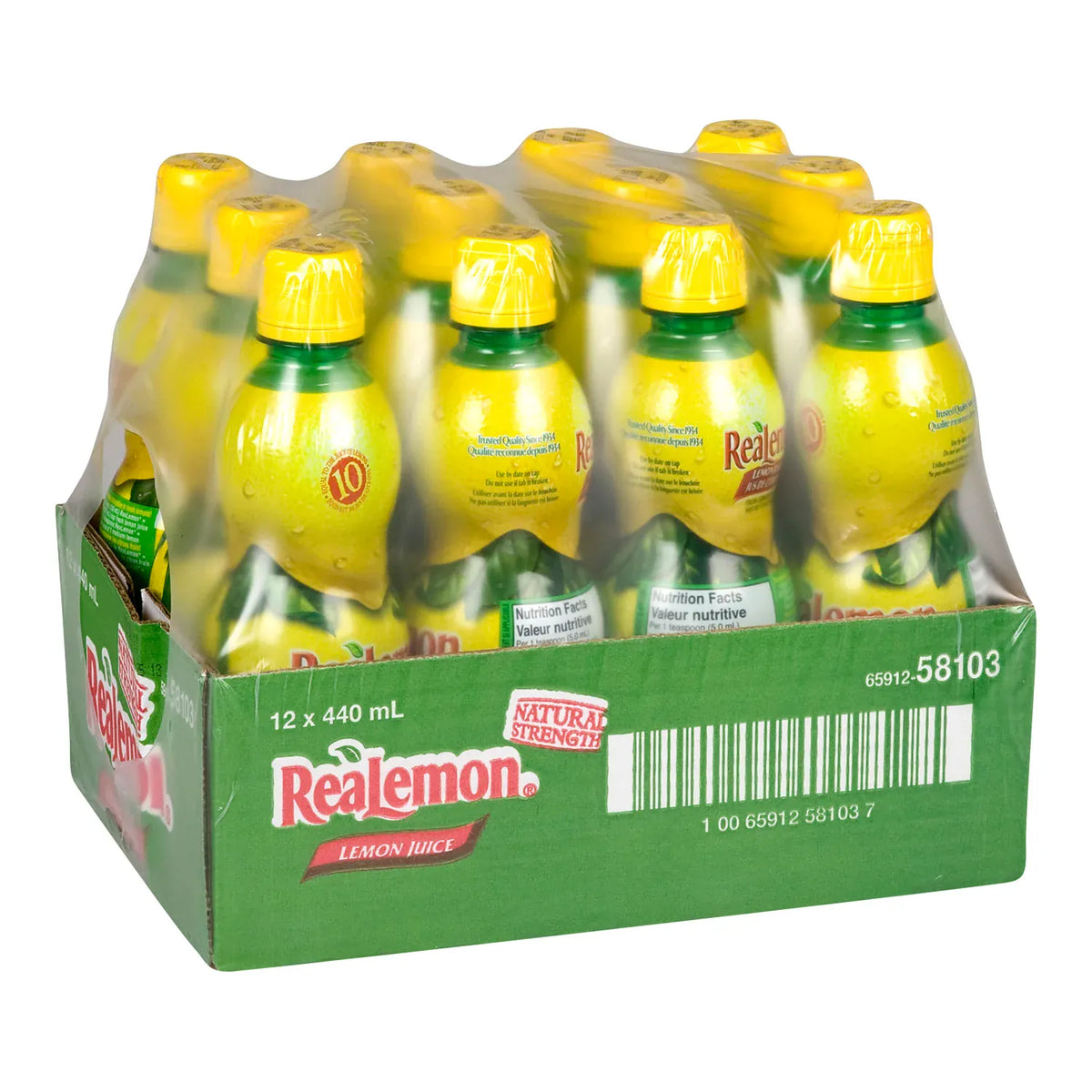 MIA Food Service REALEMON LEMON JUICE 12X440ML REALEMON LEMON JUICE 12X440ML