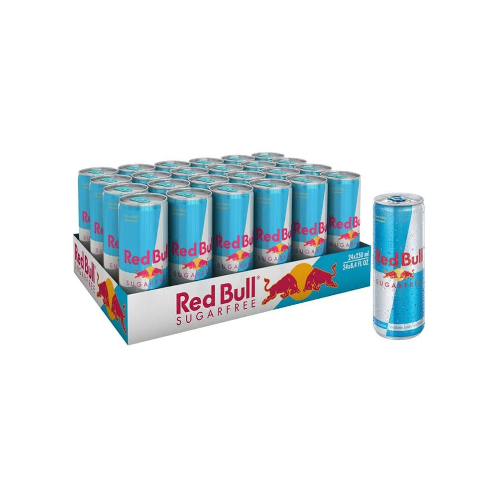 RED BULL SUGAR FREE ENERGY DRINK 24X250ML