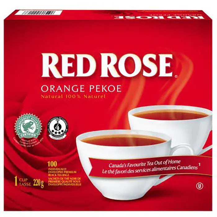 MIA Food Service RED ROSE ORANGE PEKOE TEA 100EA RED ROSE ORANGE PEKOE TEA 100EA