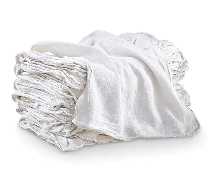 MIA Food Service RED TAG WHITE RAGS 10LB RED TAG WHITE RAGS 10LB