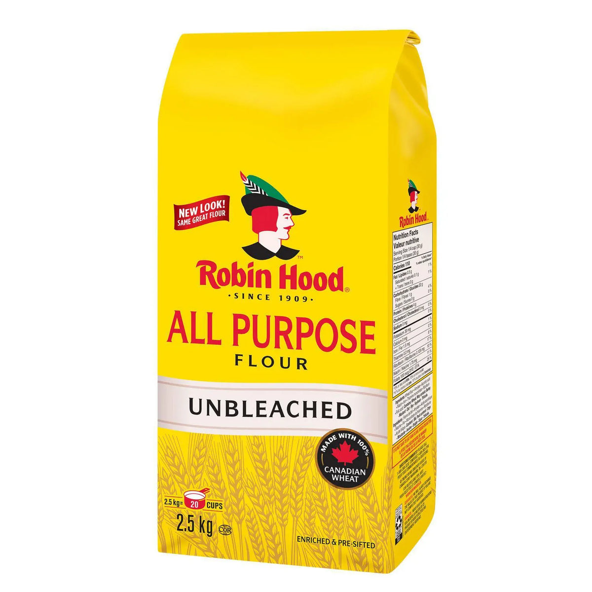 Mia Food Service ROBIN HOOD ALL PURPOSE FLOUR UNBLEACHED 2.5KG ROBIN HOOD ALL PURPOSE FLOUR UNBLEACHED 2.5KG