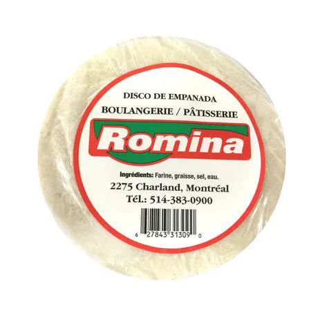 MIA Food Service ROMINA DISCO DOUGH 5.5" EMPANADA COVERS 12X12EA ROMINA DISCO DOUGH 5.5" EMPANADA COVERS 12X12EA