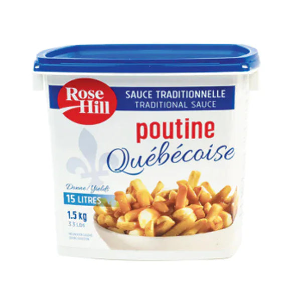 MIA Food Service ROSE HILL QUEBECOISE POUTINE SAUCE MIX 4X1.5KG ROSE HILL QUEBECOISE POUTINE SAUCE MIX 4X1.5KG
