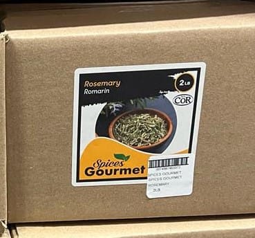 MIA Food Service SPICES GOURMET ROSEMARY 2LB SPICES GOURMET ROSEMARY 2LB