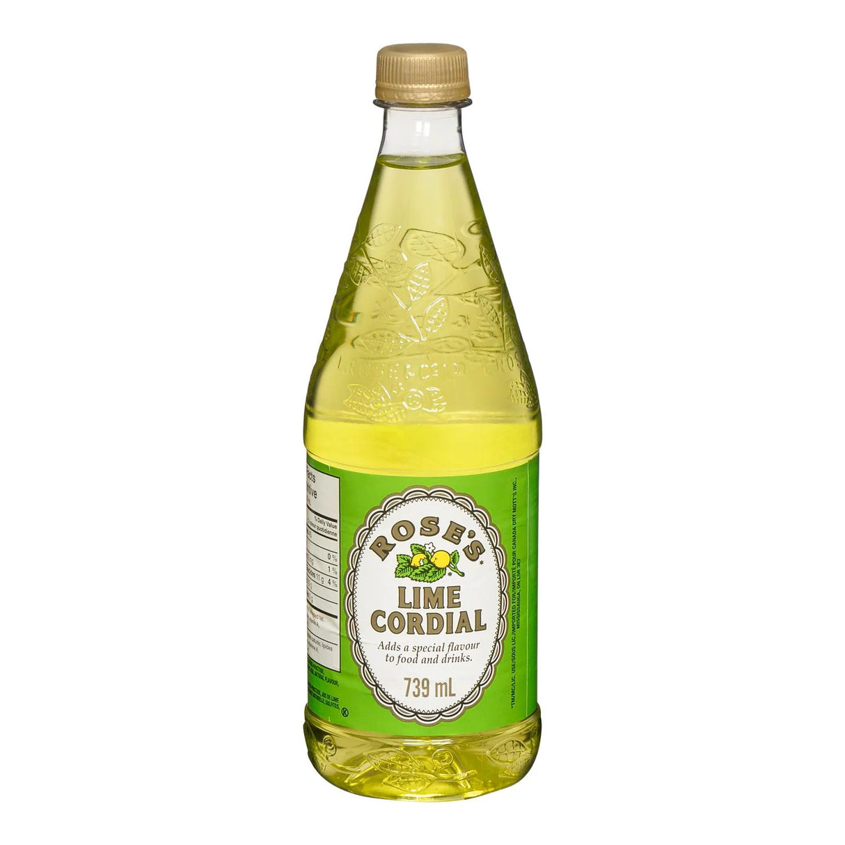 ROSES LIME CORDIAL 739ML