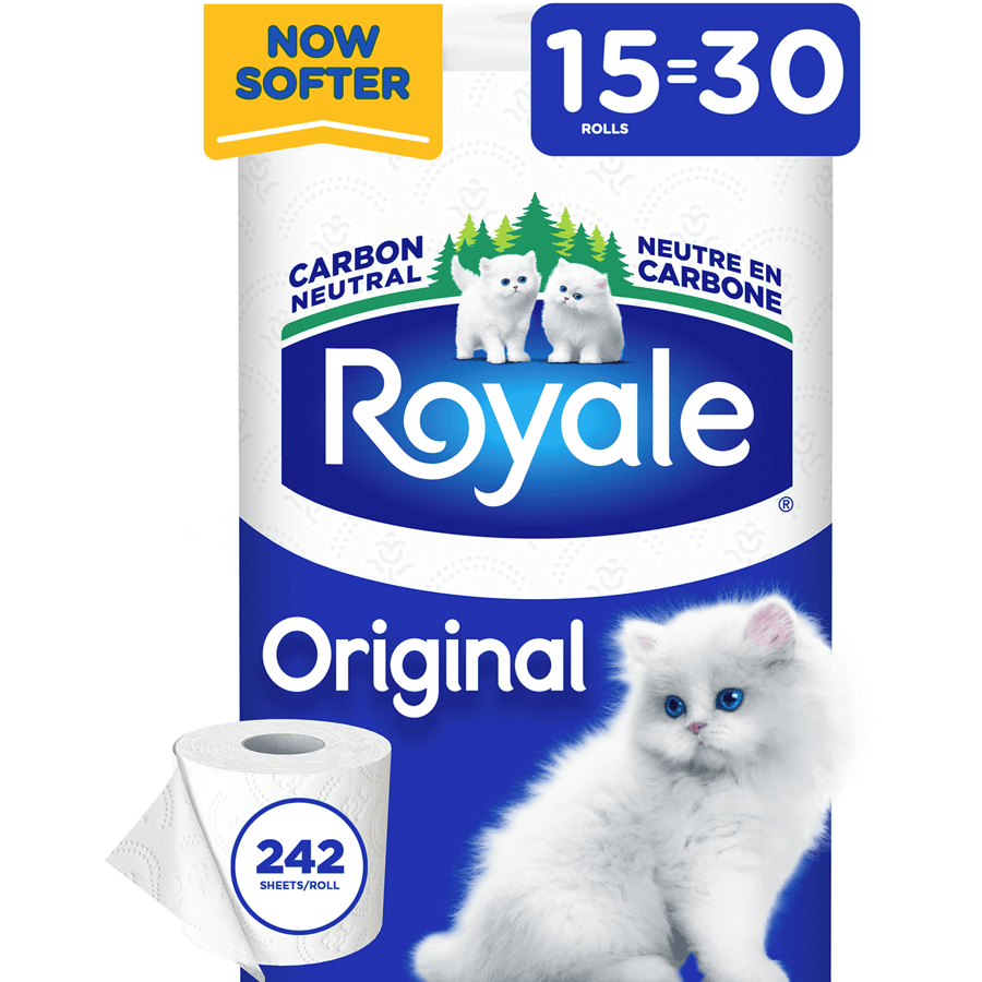 MIA Food Service ROYALE ORIGINAL TOILET PAPER 15=30 15EA ROYALE ORIGINAL TOILET PAPER 15=30 15EA