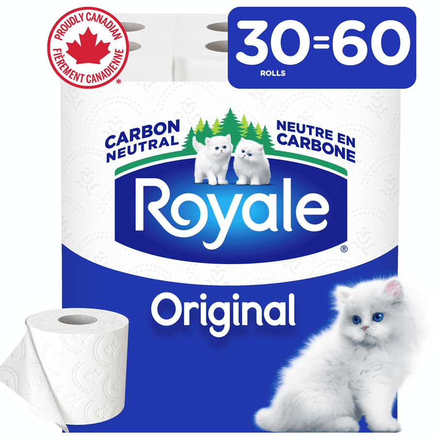 MIA Food Service ROYALE ORIGINAL TOILET PAPER 30=60 30EA ROYALE ORIGINAL TOILET PAPER 30=60 30EA