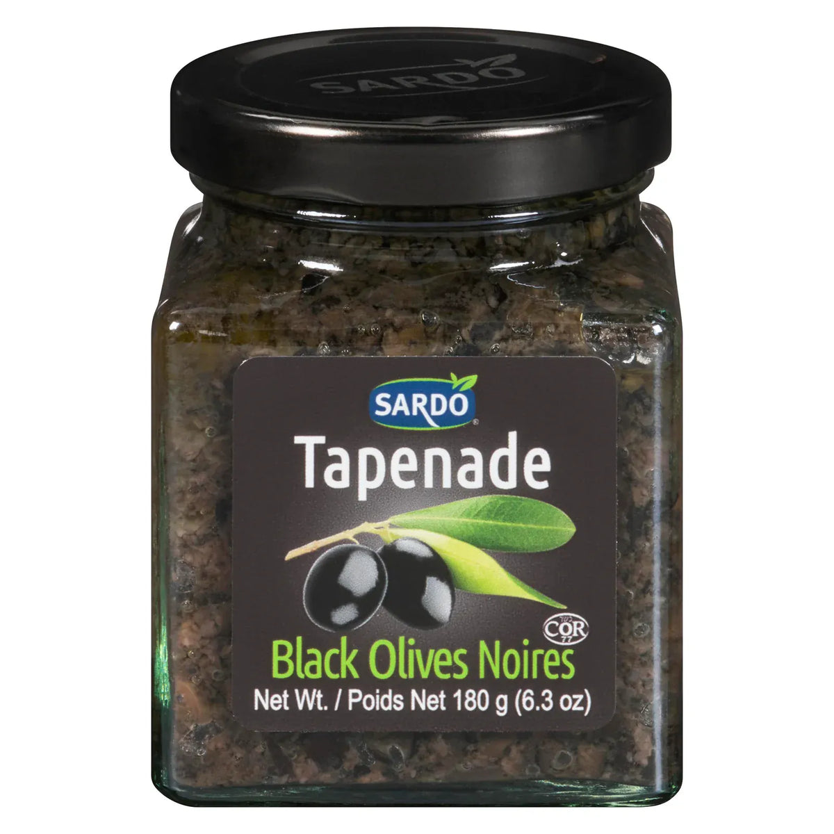 MIA Food Service SARDO BLACK OLIVE TAPENADE 180GR SARDO BLACK OLIVE TAPENADE 180GR