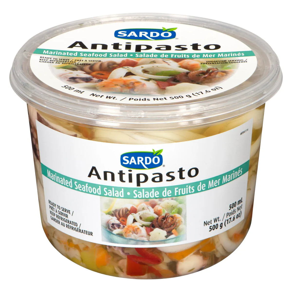 MIA Food Service SARDO MARINATED SEAFOOD SALAD 500ML SARDO MARINATED SEAFOOD SALAD 500ML