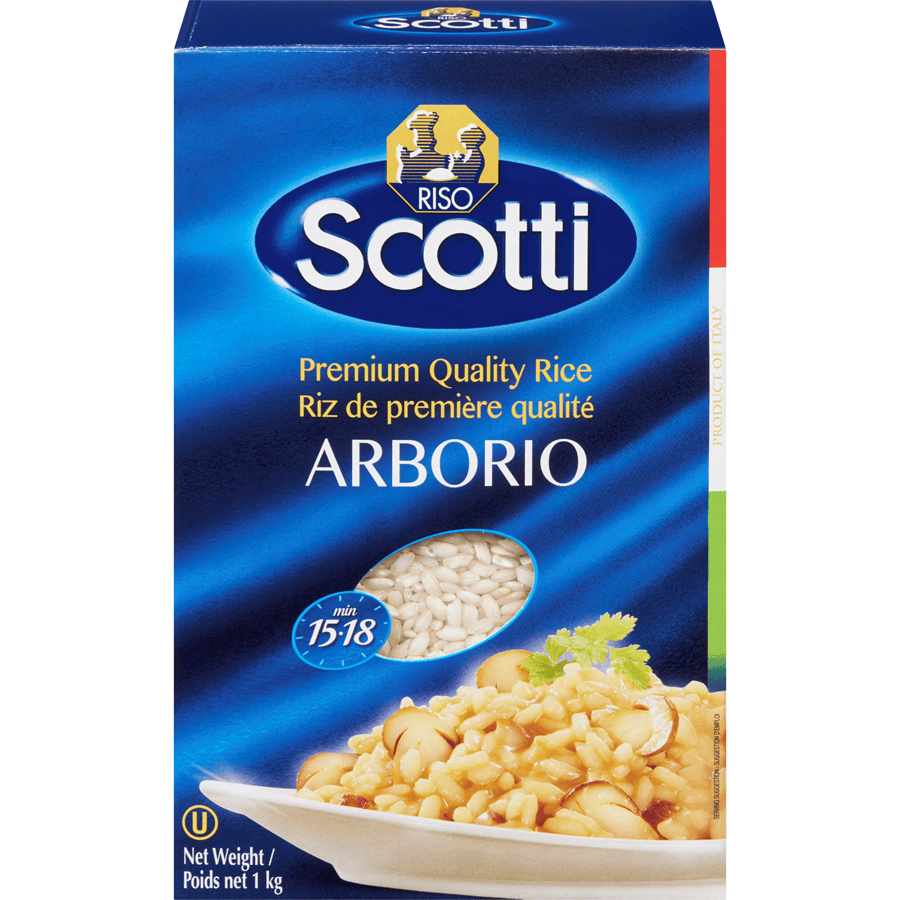 MIA Food Service SCOTTI ARBORIO RISOTTO RICE 1KG SCOTTI ARBORIO RISOTTO RICE 1KG
