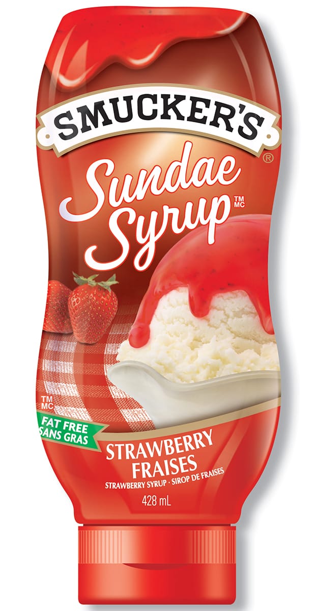 MIA Food Service SMUCKERS STRAWBERRY SUNDAE SYRUP 428ML SMUCKERS STRAWBERRY SUNDAE SYRUP 428ML