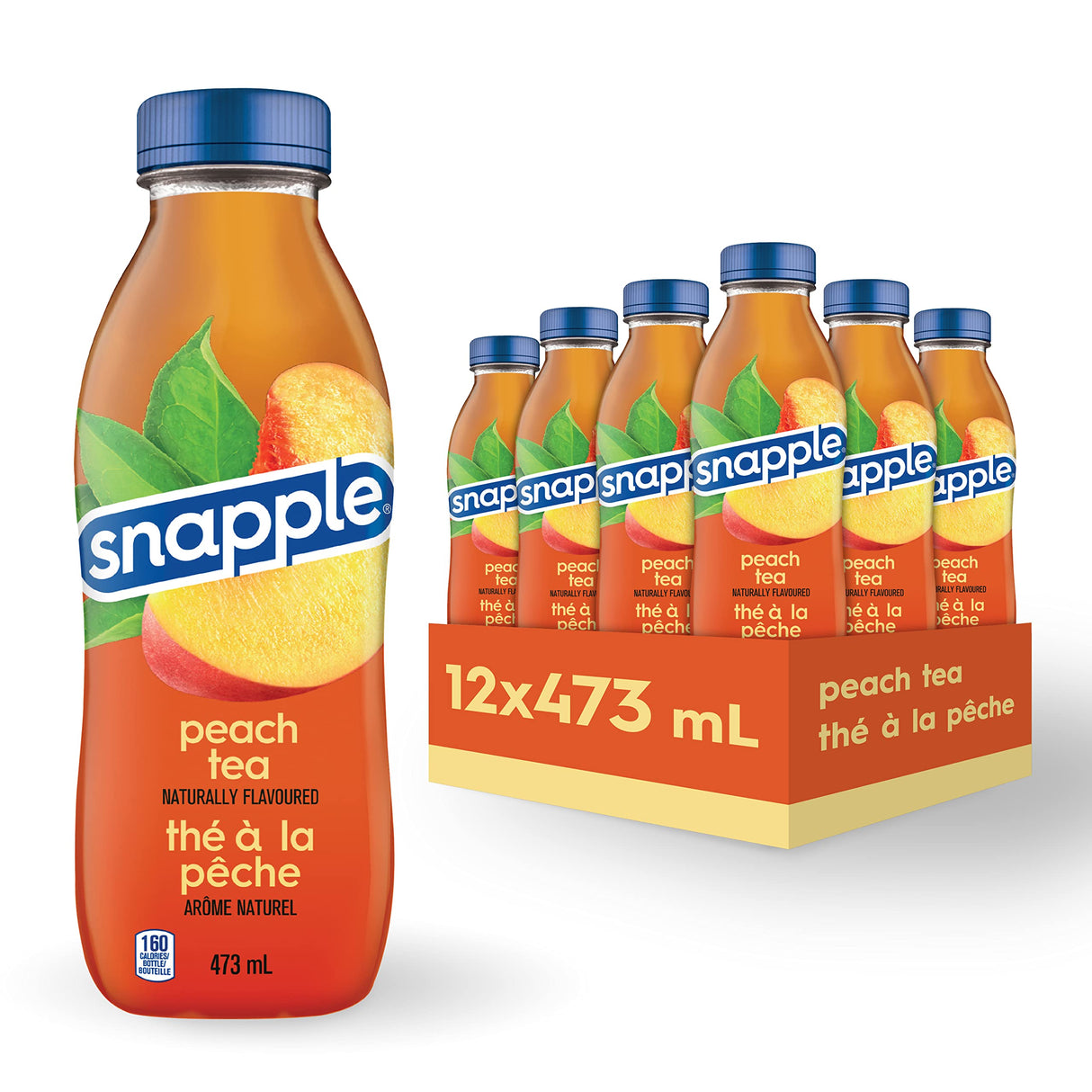SNAPPLE PEACH TEA 12X473ML