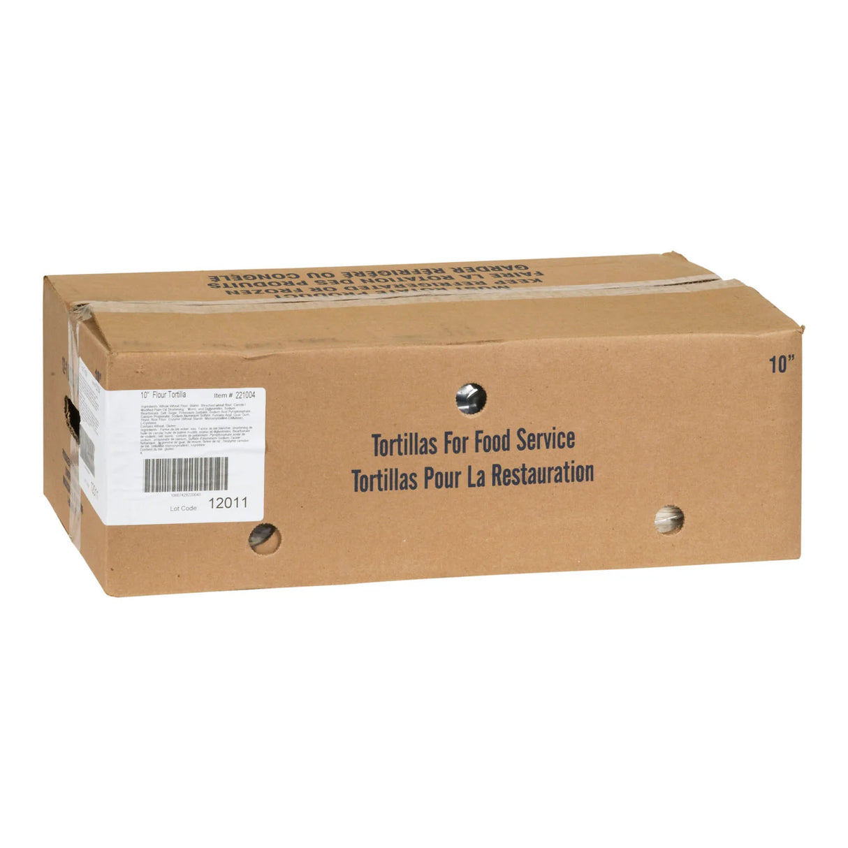 SONORA 10" FLOUR TORTILLAS 144EA