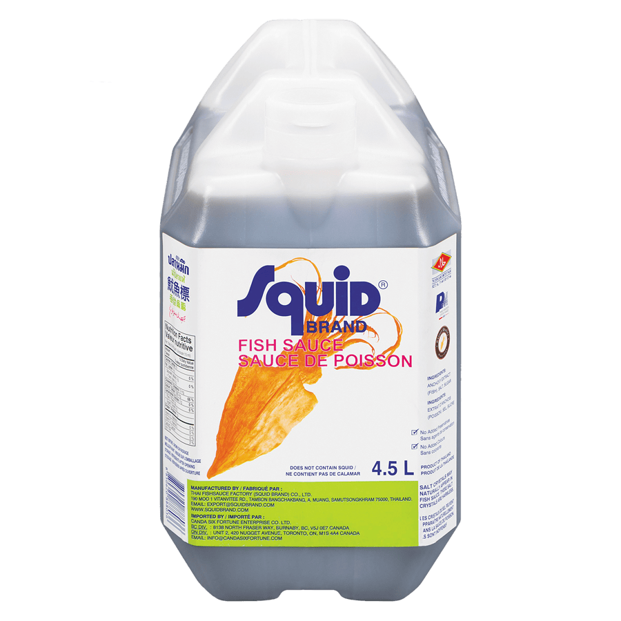 MIA Food Service SQUID BRAND FISH SAUCE 4.5L SQUID BRAND FISH SAUCE 4.5L