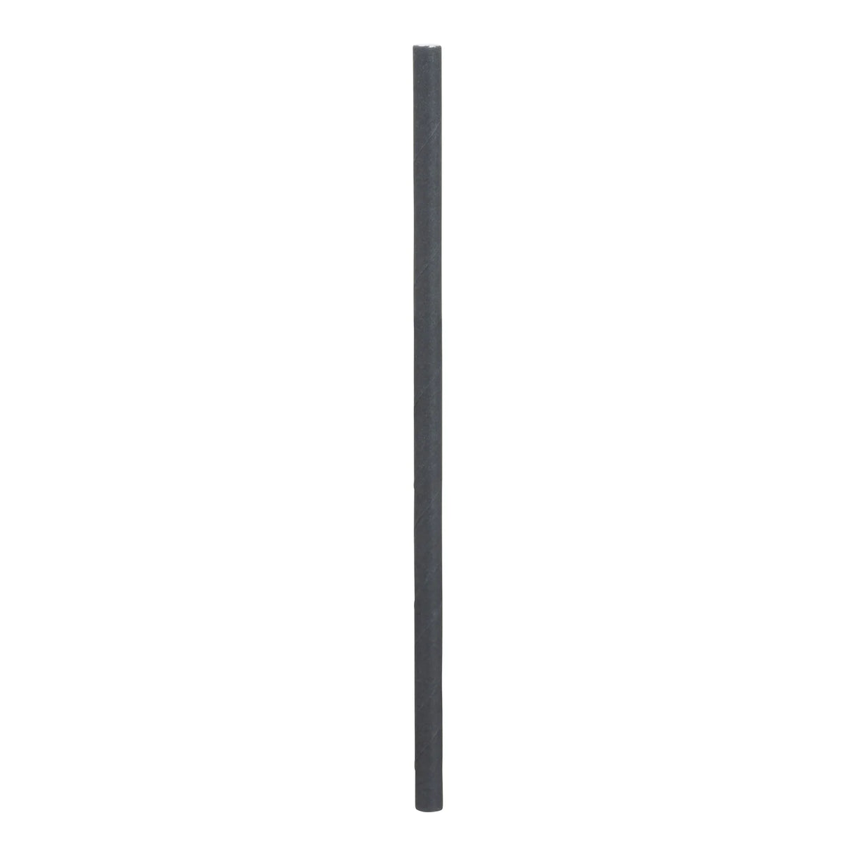 STONESTRAW 6" BLACK COCKTAIL PAPER STRAWS 500EA