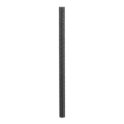 STONESTRAW 6" BLACK SUPER JUMBO PAPER STRAWS 300EA
