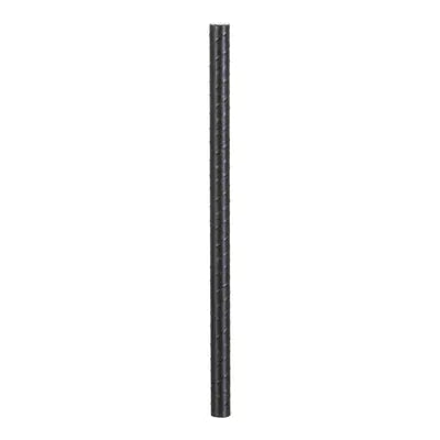 MIA Food Service STONESTRAW 6" BLACK SUPER JUMBO PAPER STRAWS 300EA STONESTRAW 6" BLACK SUPER JUMBO PAPER STRAWS 300EA