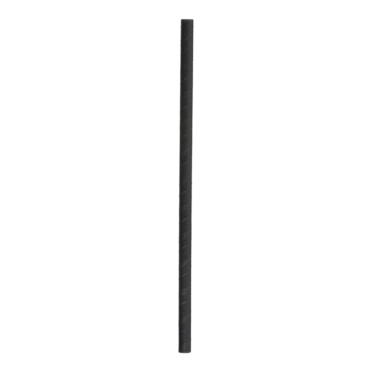 STONESTRAW 8" BLACK SUPER JUMBO PAPER STRAWS 300EA