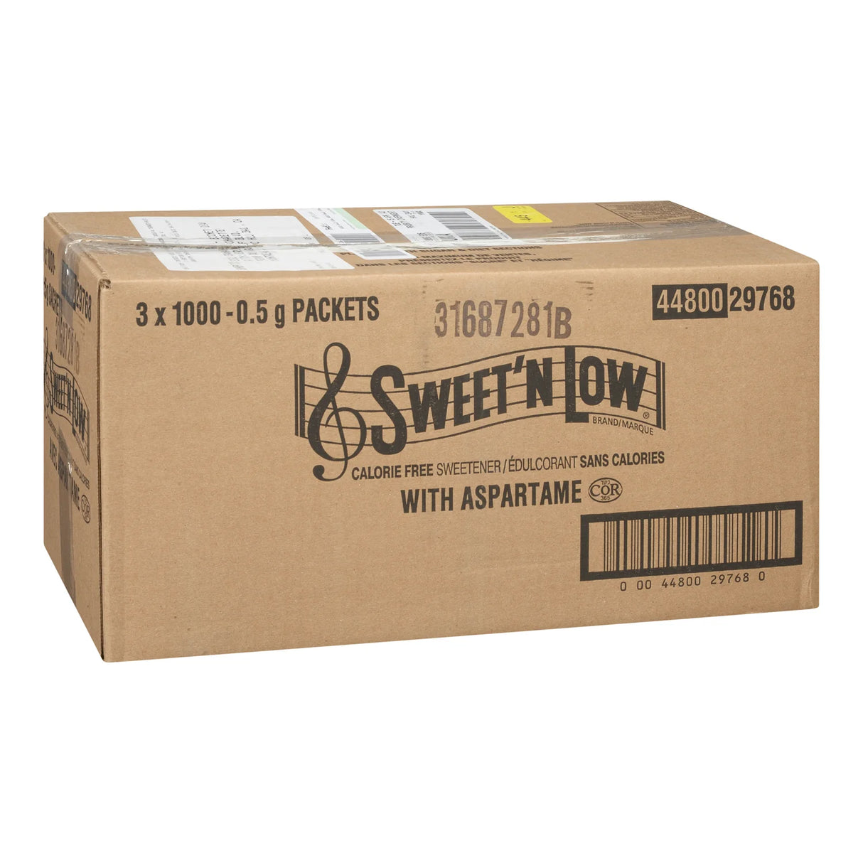 SWEET N LOW BLUE PACKETS 3X1000EA