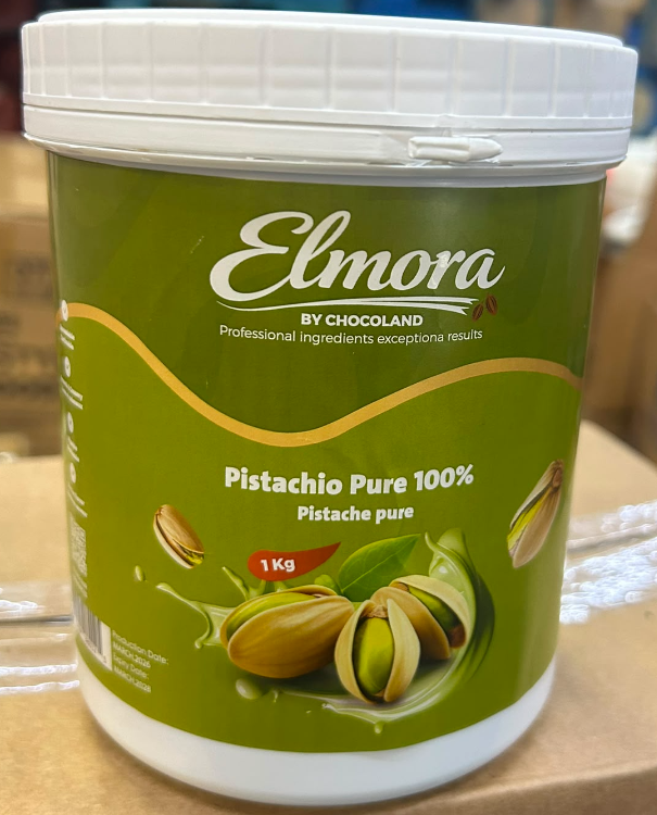 ELMORA 100% PURE PISTACHIO PASTE 1KG
