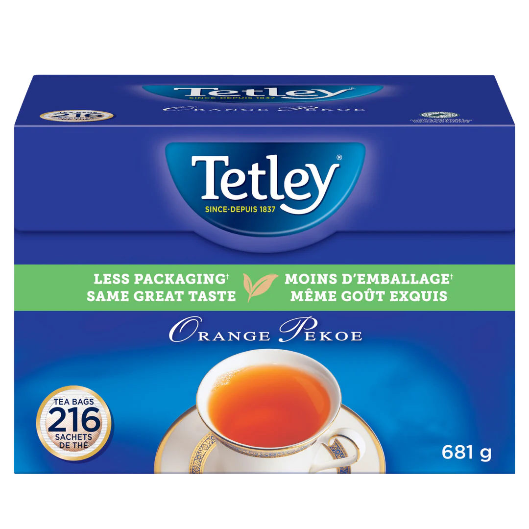 TETLEY TEA ORANGE PEKOE 216EA