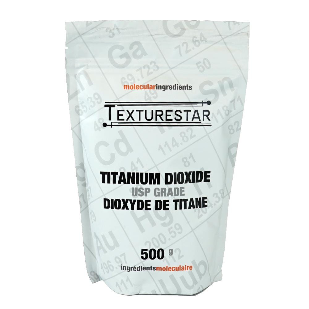 MIA Food Service TEXTURESTAR TITANIUM DIOXIDE USP GRADE 500GR TEXTURESTAR TITANIUM DIOXIDE USP GRADE 500GR