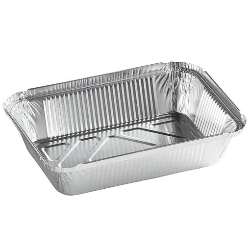 MIA Food Service TITAN 4LB OBLONG ALUMINUM CONTAINERS 10X25EA TITAN 4LB OBLONG ALUMINUM CONTAINERS 10X25EA